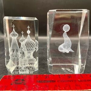 Crystal Art Sculptures Set